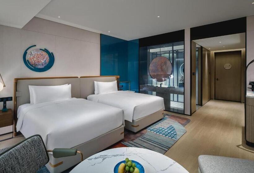 غرفة بريميوم مطلّة علي البحيرة, Indigo Suzhou Jinji Lake, An Ihg