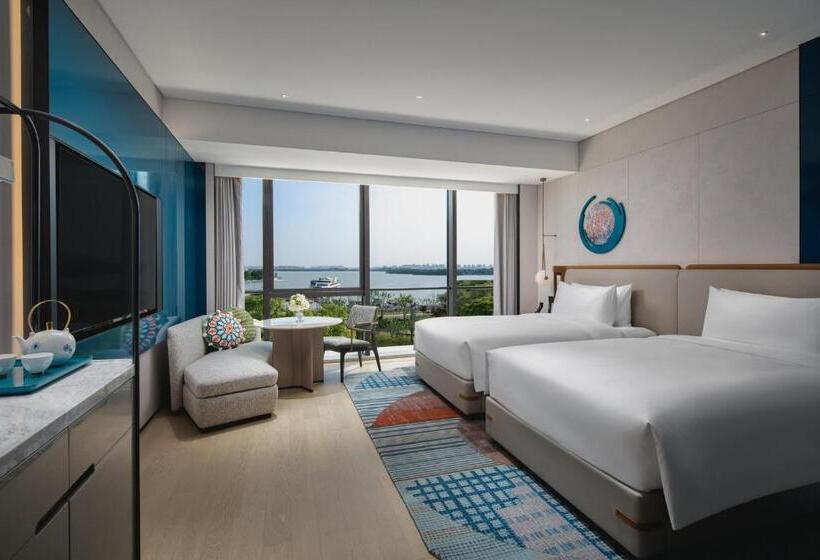 غرفة بريميوم مطلّة علي البحيرة, Indigo Suzhou Jinji Lake, An Ihg