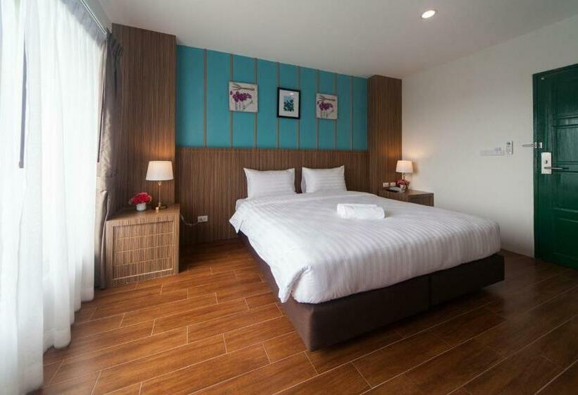 스탠다드 룸 킹사이즈 침대, Anchan Laguna Hotel โรงแรมอัญชันลากูน่า