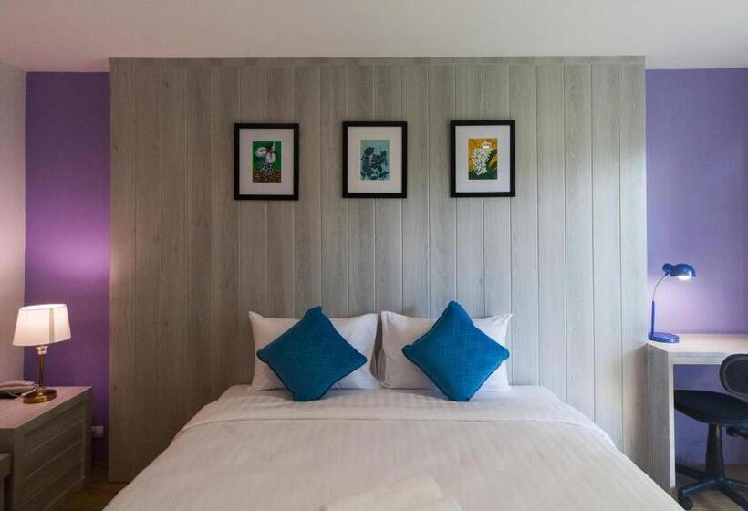 스탠다드 룸 킹사이즈 침대, Anchan Laguna Hotel โรงแรมอัญชันลากูน่า