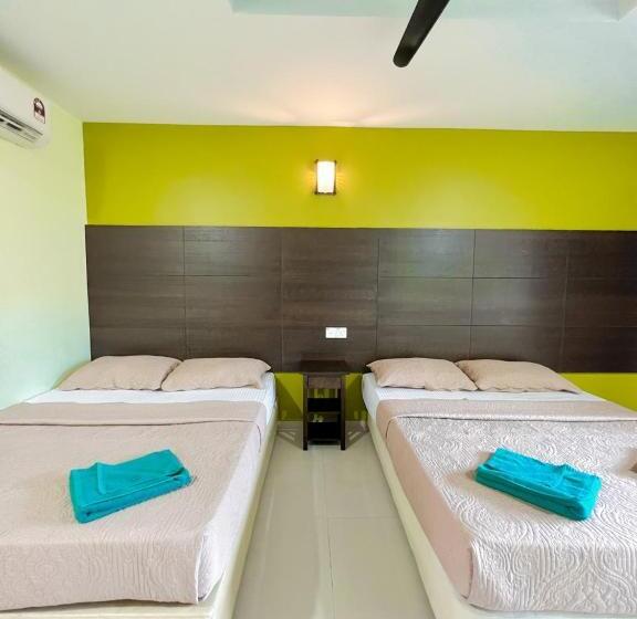 غرفة عائلية مطلّة علي الحديقة, Chuu Pun Village Resort