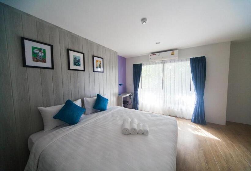 스탠다드 룸 킹사이즈 침대, Anchan Laguna Hotel โรงแรมอัญชันลากูน่า