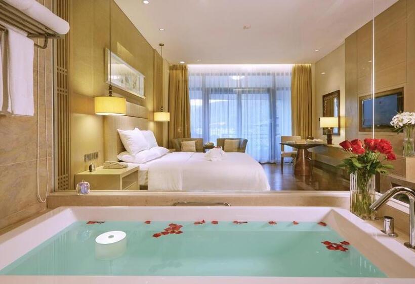 스탠다드 룸 퀸사이즈 침대, Dahongpao Resort