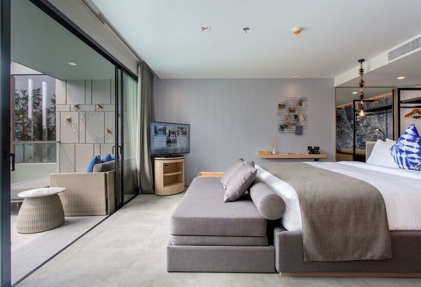 غرفة ديلوكس مطلّة علي البحر, La Vela Khao Lak Sha Extra Plus