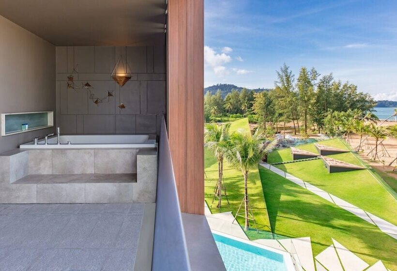 غرفة ديلوكس مطلّة علي البحر, La Vela Khao Lak Sha Extra Plus