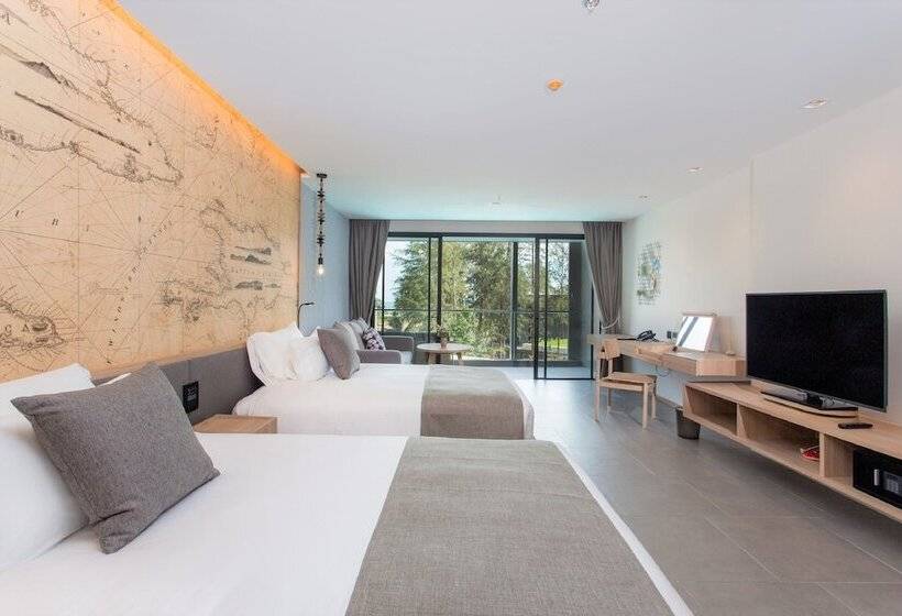 غرفة ديلوكس مطلة على حمام السباحة, La Vela Khao Lak Sha Extra Plus