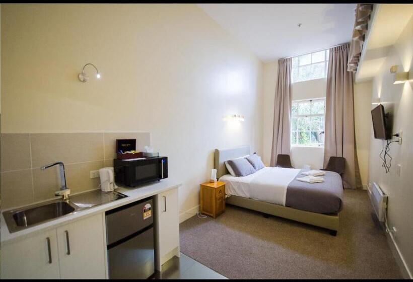 キングサイズベッドのデラックスルーム, Grand Central Serviced Apartments