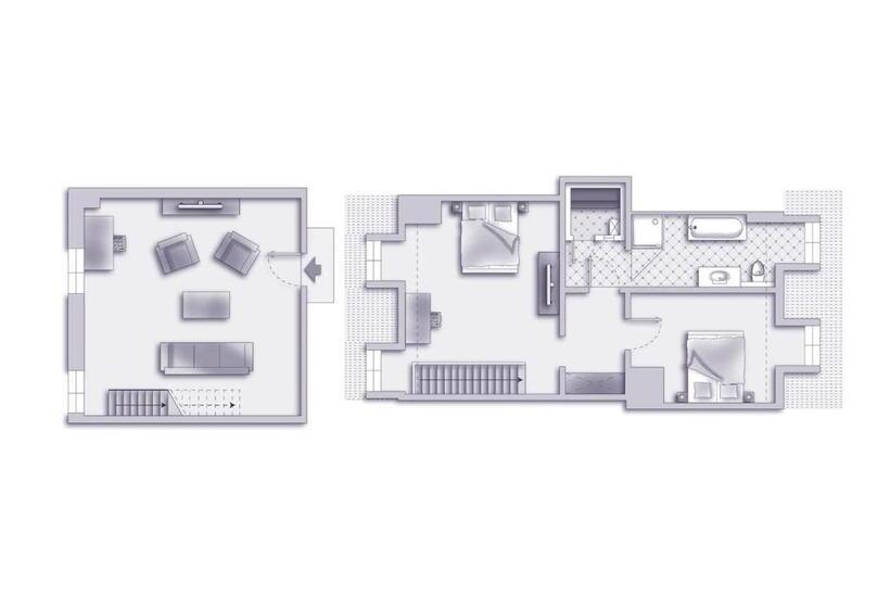 ハイドロマッサージバス付きスイート, Sonnenresort Ettershaus