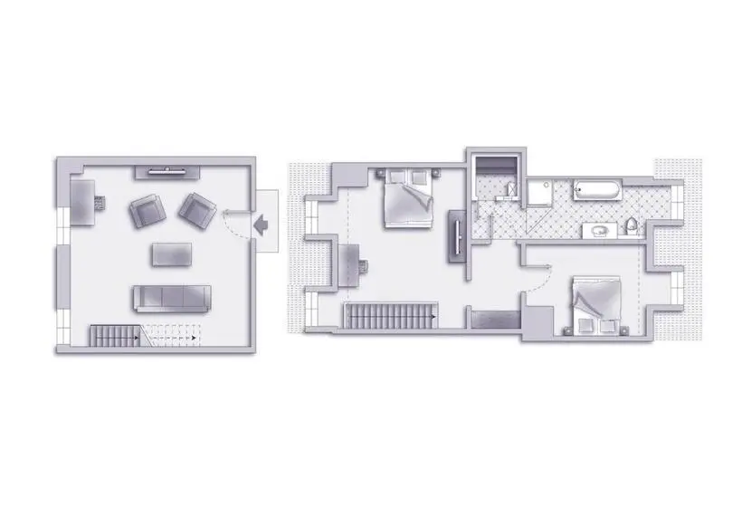 ハイドロマッサージバス付きスイート, Sonnenresort Ettershaus