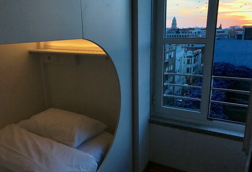 تختخواب در اتاق مشترک, Urban Garden Porto Central Hostel