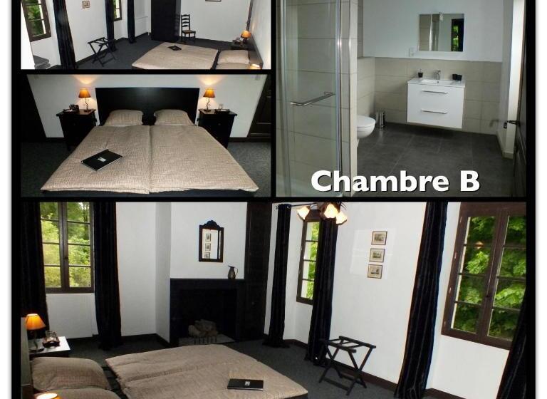 חדר דחוקס עם מיטת קינג, B&b Au Moulin 1771
