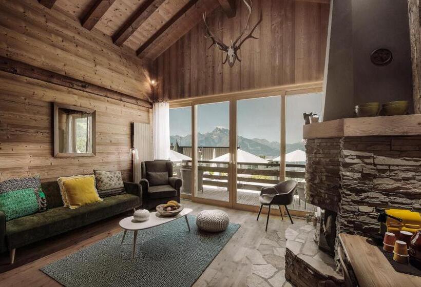 ２ベッドスイートルーム, Les Mazots Du Clos