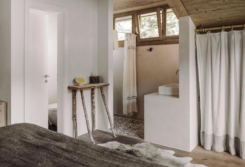 バルコニー付きデラックスルーム, Les Mazots Du Clos