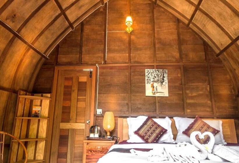 غرفة قياسية مطلّة علي الحديقة, Bamboo Bungalow