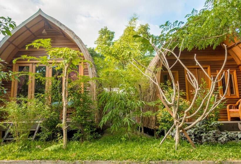 غرفة قياسية مطلّة علي الحديقة, Bamboo Bungalow