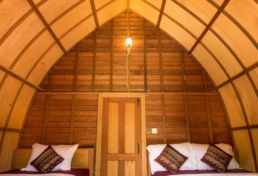 غرفة قياسية مطلّة علي الحديقة, Bamboo Bungalow