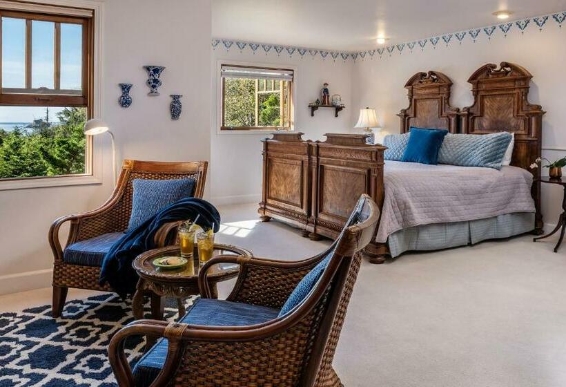 Номер Deluxe Кровать Кинг, Arch Cape Inn And Retreat