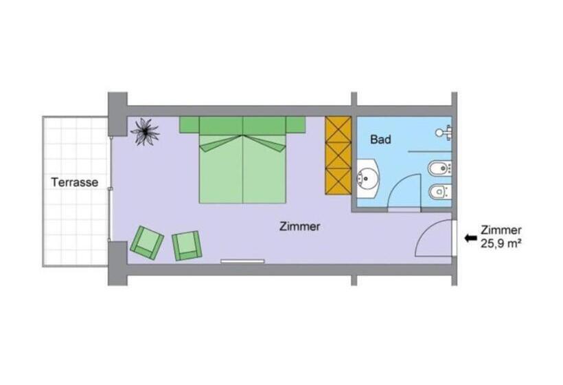 غرفة سوبيريور, Römerrast