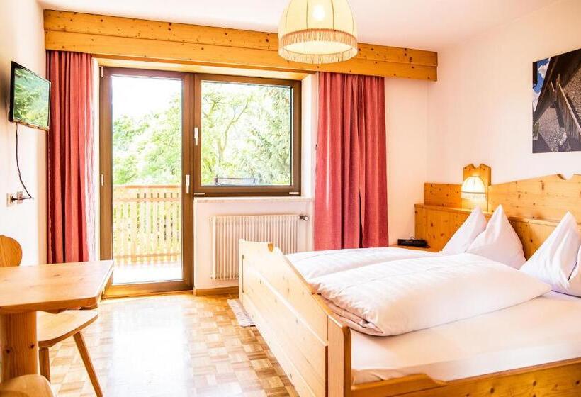 标准间带阳台, Garni Glurnserhof