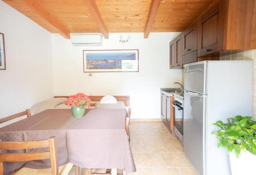 شقة غرفة واحدة مطلة على الحديقة, Country Hotel Residence Da Pilade