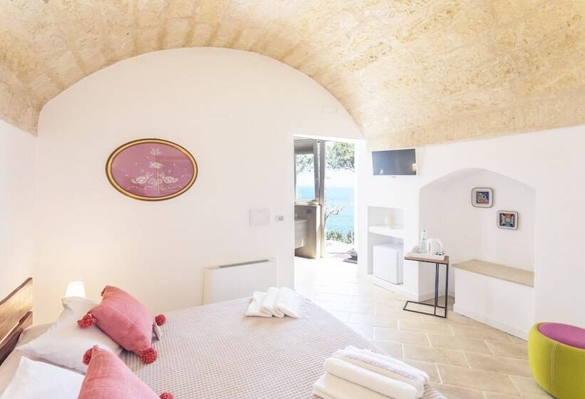 غرفة ديلوكس مطلّة علي البحر, La Casa Del Fico