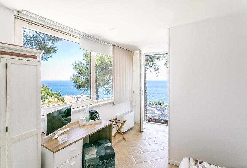 غرفة ديلوكس مطلّة علي البحر, La Casa Del Fico