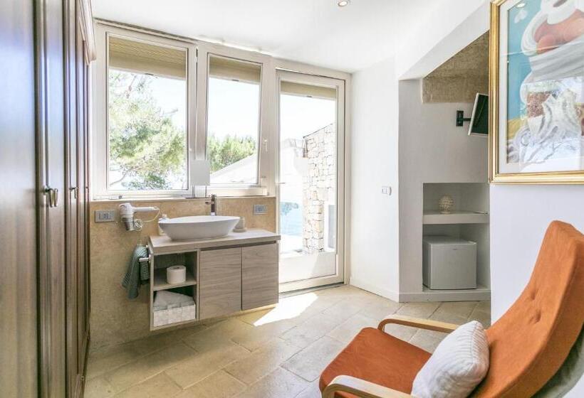 غرفة ديلوكس مطلّة علي البحر, La Casa Del Fico