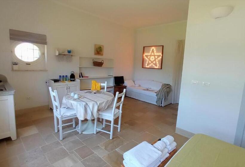 شقة غرفة واحدة مطلة على حمام السباحة, Tenuta Alla Castellana