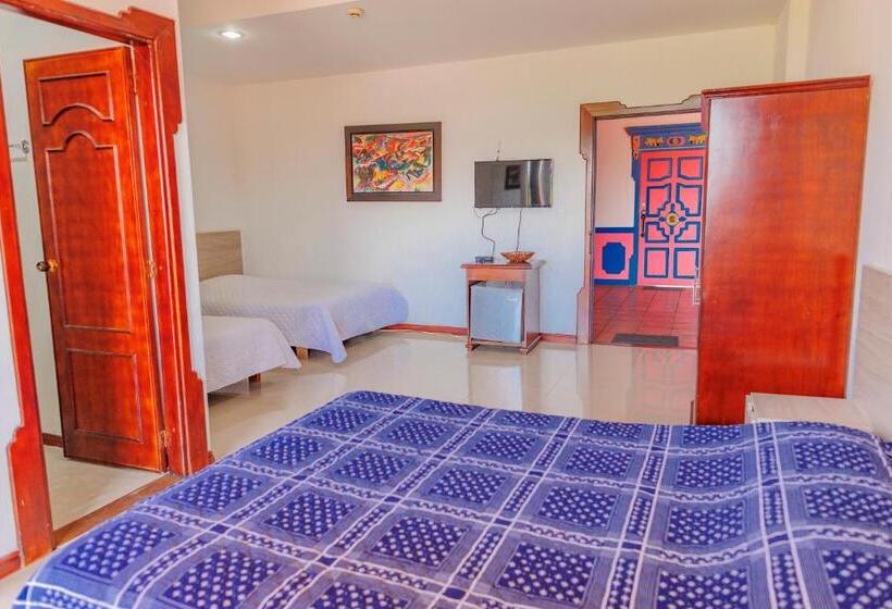 اتاق استاندارد چهار تخته, Arrayanes Del Quindío