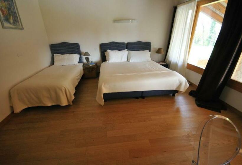 정원 전망 4인용 스탠다드 룸, Country House Due Fiumi