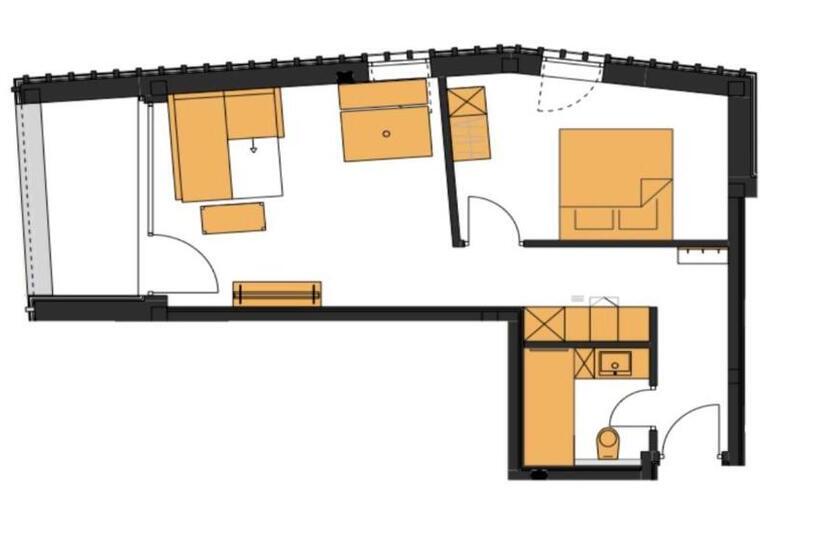 Апартаменты 1 Спальня, Pension & Residence Astoria