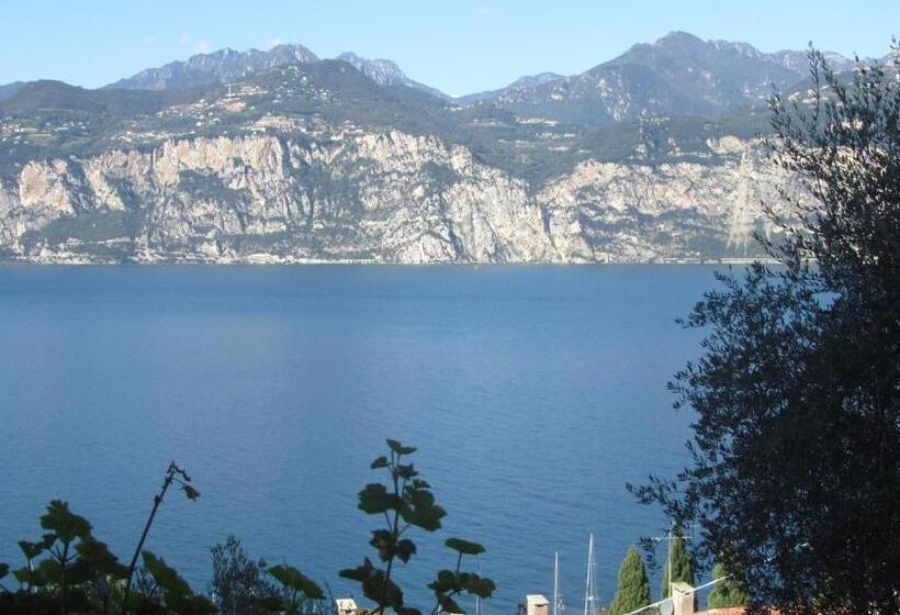 标准间带湖景, Villa Emma Malcesine