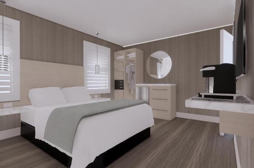 キングサイズベッドのデラックスルーム, Oceanic Hotel & Barefoot Tiki Bar