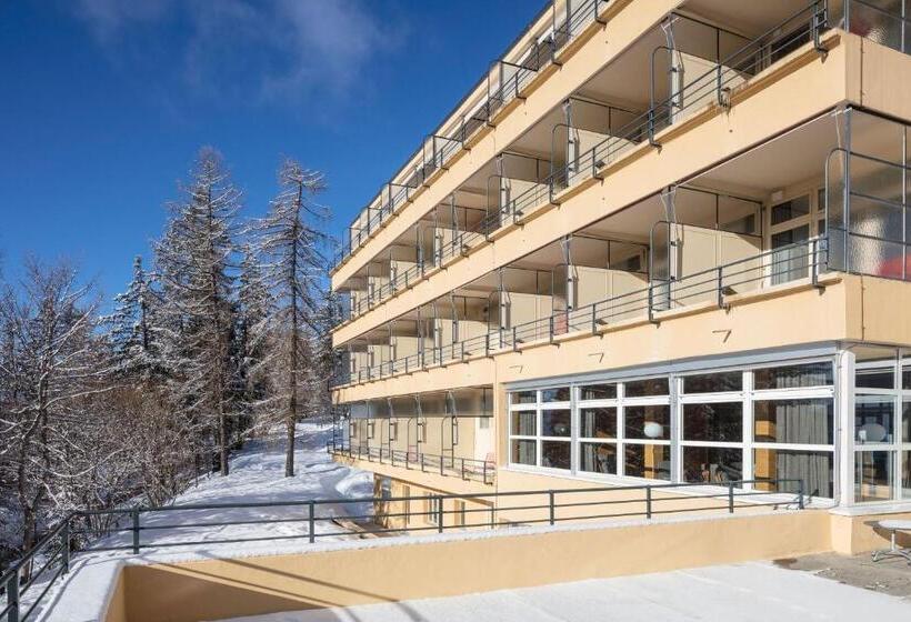 غرفة قياسية حمام مشترك, Cransmontana Youth Hostel