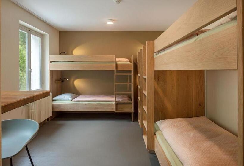 غرفة قياسية حمام مشترك, Cransmontana Youth Hostel