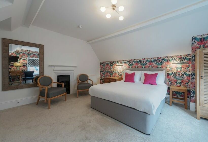 带大床的行政房间, Florence Gardens Boutique Hotel And Restaurant