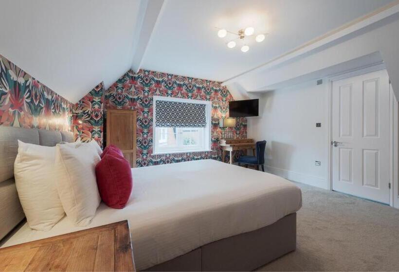 带大床的行政房间, Florence Gardens Boutique Hotel And Restaurant