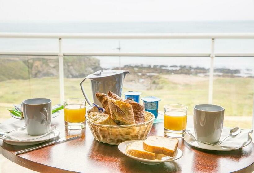 חדר סטנדרט נוף לים עם מרפסת, La Corniche