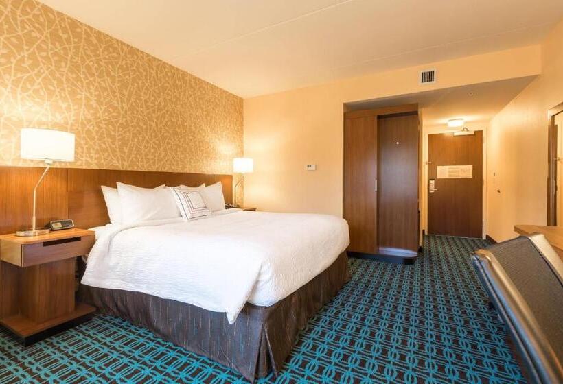 带大床的标准间, Fairfield Inn & Suites By Marriott Asheville Tunnel Road