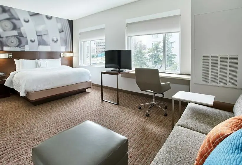 ダブルベッドのスタンダードスタジオ, Residence Inn By Marriott Wilmington Downtown