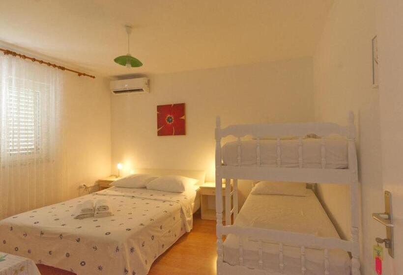 스탠다드 트리픔 룸 공동욕실, Guest House Sunce, Traveler S Choice Best Panoramic View, Supetar Island Brac