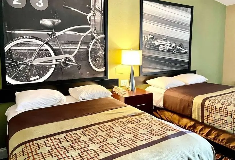２ダブルベッドのスタンダードルーム, Super 8 By Wyndham Rocky Mount I 95 Exit 145