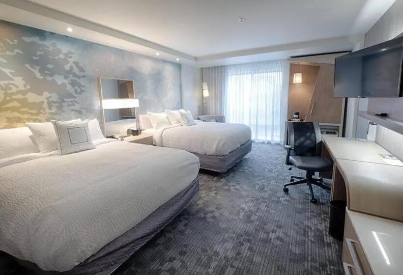 身障者適用スタンダードルーム, Courtyard By Marriott Albany Clifton Park