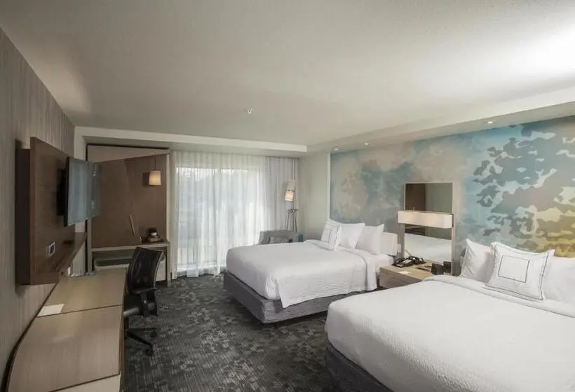身障者適用スタンダードルーム, Courtyard By Marriott Albany Clifton Park
