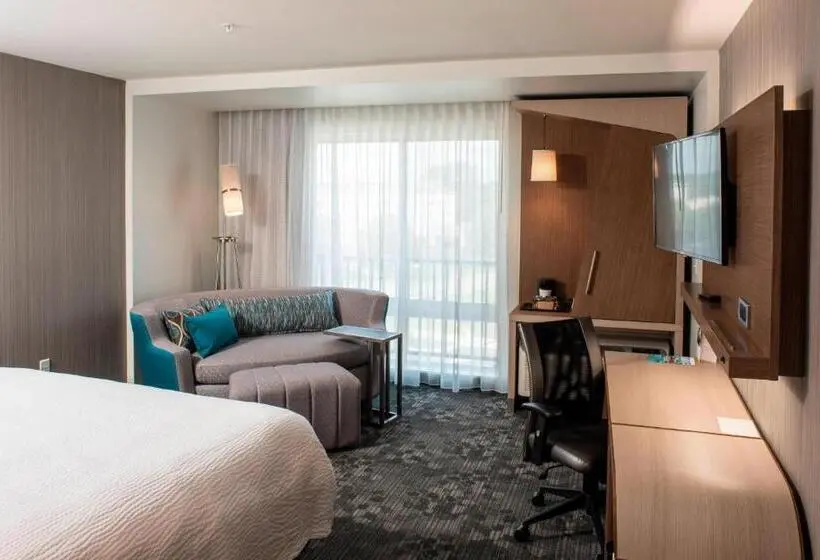 キングサイズベッドのスタンダードルーム, Courtyard By Marriott Albany Clifton Park
