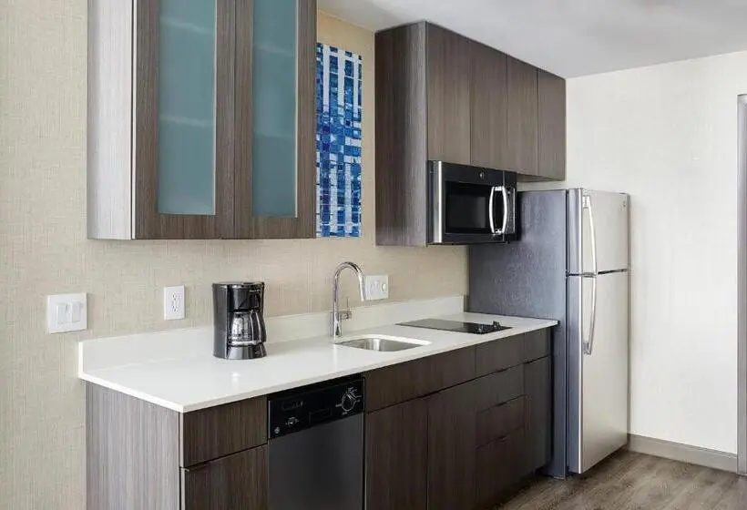キングサイドベッドのスタンダードワンルーム, Residence Inn By Marriott Dallas Downtown