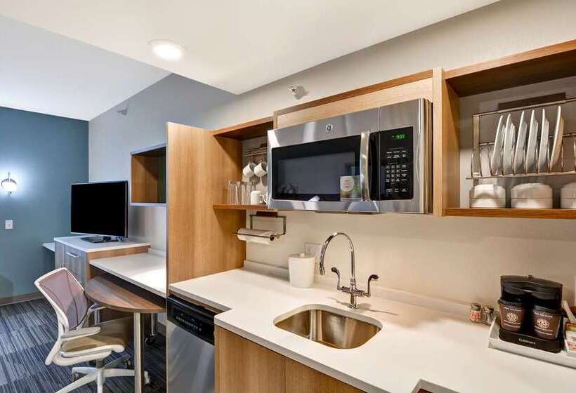 带大床的标准工作室, Home2 Suites Mt. Juliet, Tn