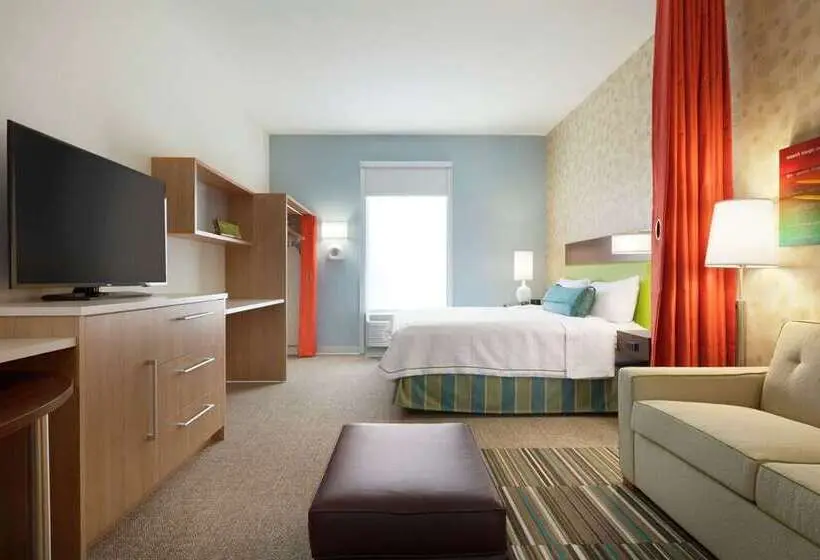 キングサイドベッドのスタンダードワンルーム, Homewood Suites By Hilton Long Beach Airport