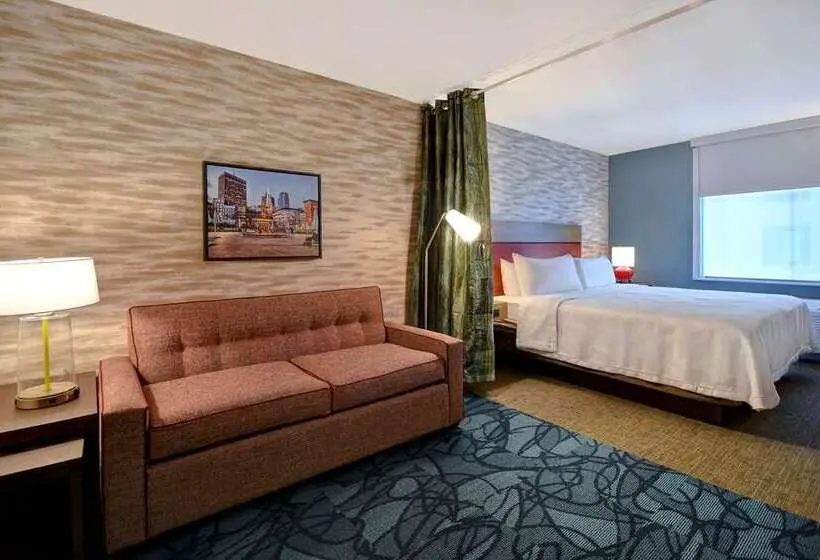 キングサイドベッドのスタンダードワンルーム, Homewood Suites By Hilton Long Beach Airport