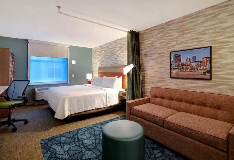 キングサイドベッドのスタンダードワンルーム, Homewood Suites By Hilton Long Beach Airport